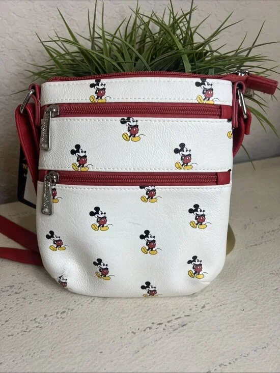 Loungefly Disney Mickey Mouse Crossbody Bag NEW WITH TAGS - Picture 3 of 13